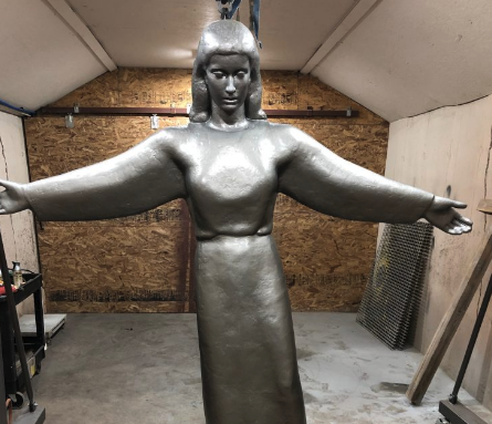 statue sandblasting repair